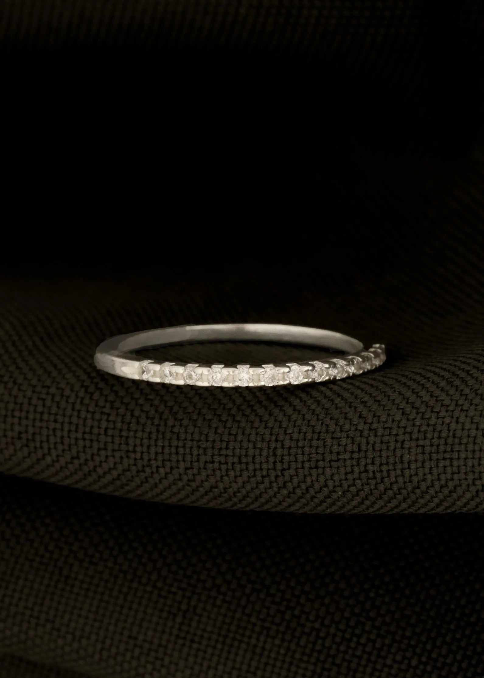 ANILLO DESTELLO EN PLATA 950
