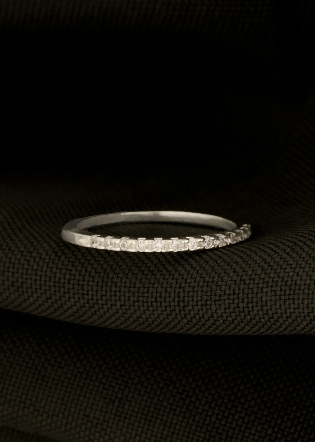ANILLO DESTELLO EN PLATA 950