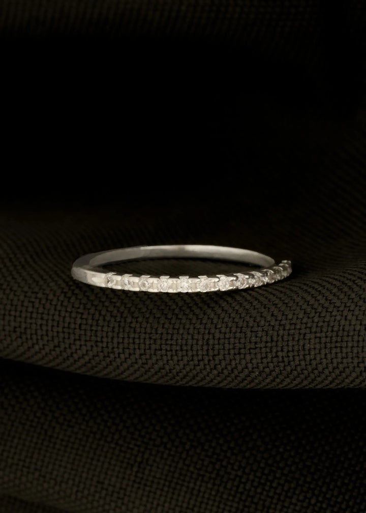 ANILLO DESTELLO EN PLATA 950