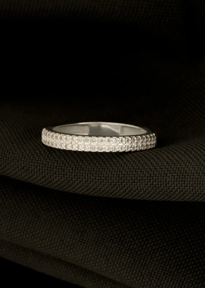 ANILLO ILUMINA EN PLATA 950